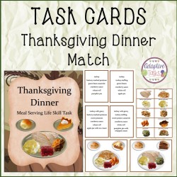 Thanksgiving Dinner Life Skill Activity